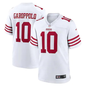 mens nike jimmy garoppolo white san francisco 49ers player 